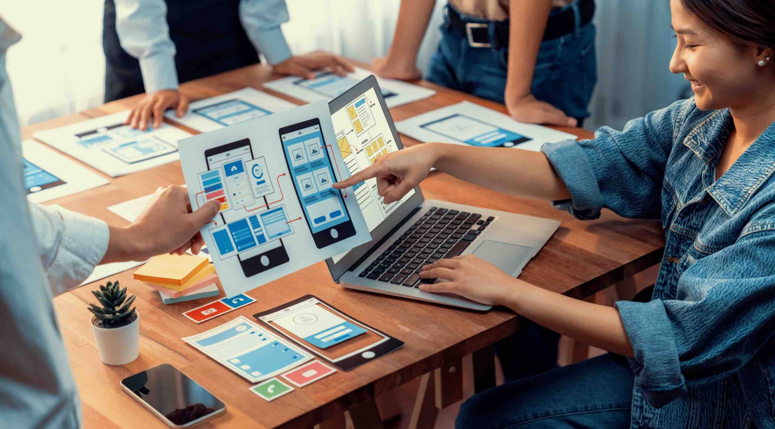 2 designers choosing 1 design type