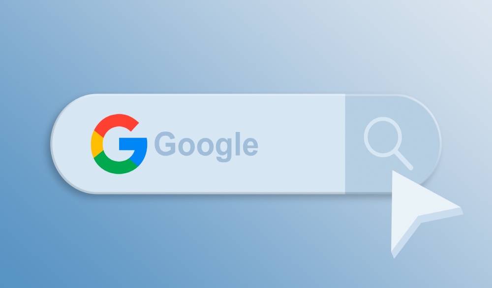 Representation of a Google Search bar 