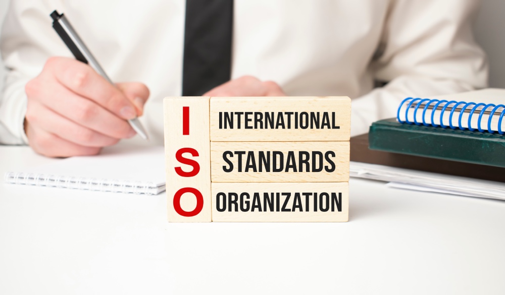 ISO with its full name shown on a table
