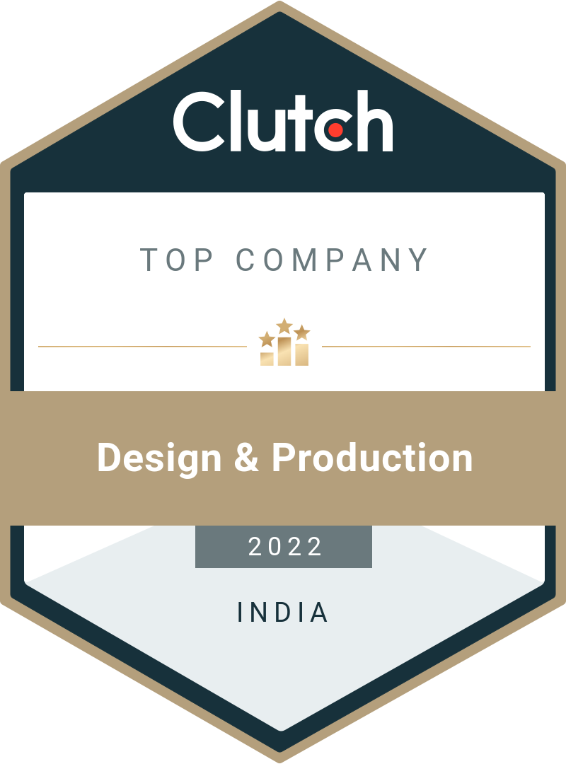 Top Company Design & Production 2022 India batch by Clutch