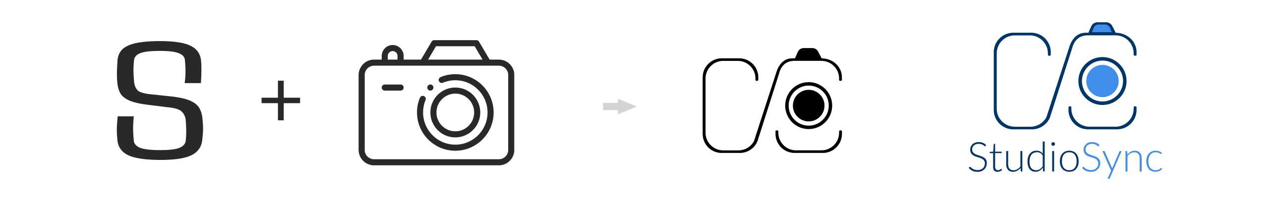 Process of making Studiosync Logo