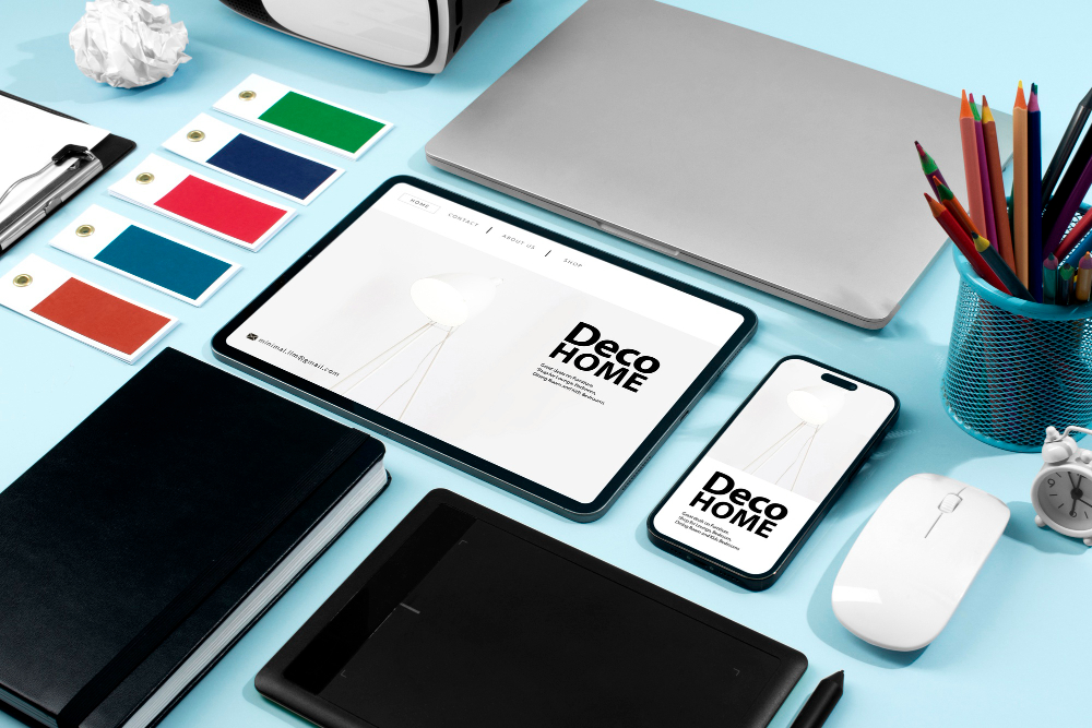 Highlighting brand logo along with website