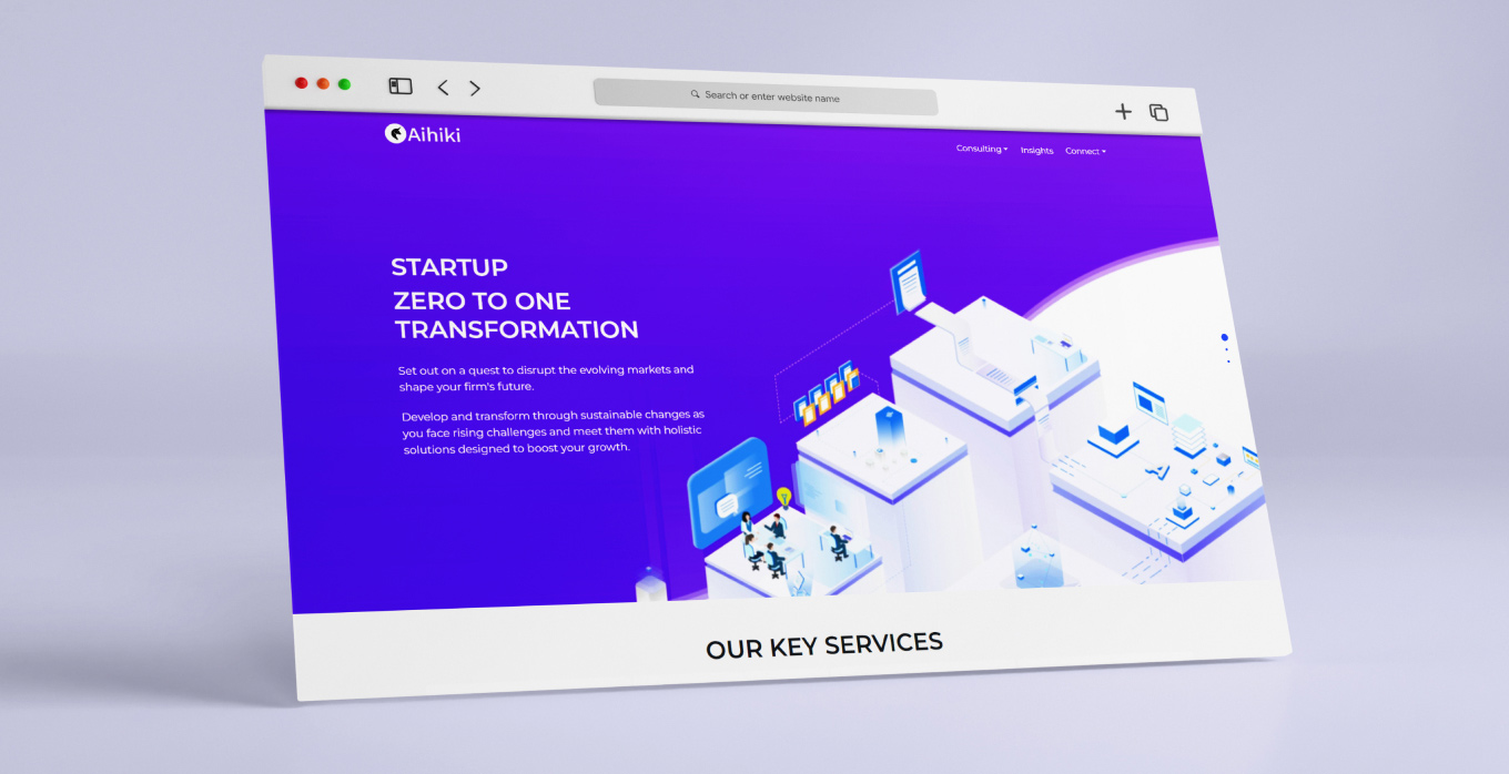 Aihiki website screen